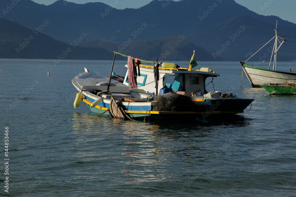 Fishing boats in Angra dos Reis, Rio de Janeiro Brazil