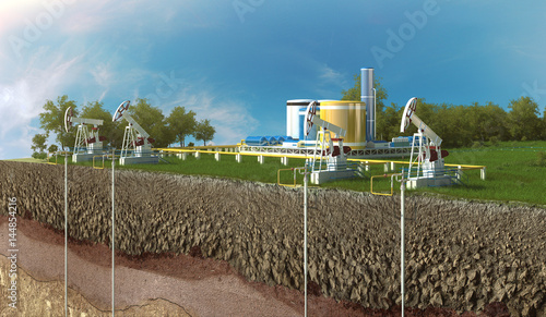 Oil field