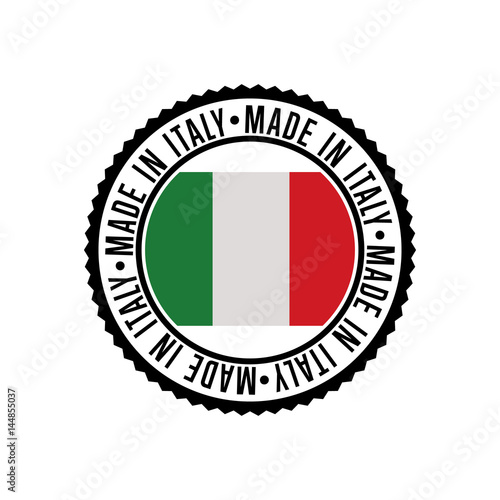 Free Download Made in Italy round rubber stamp for products vector illustration isolated on white background. Exporting stamp with italian flag, certificate element - GFXLoad