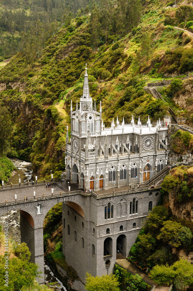 Sanctuary Las Lajas in Colombia