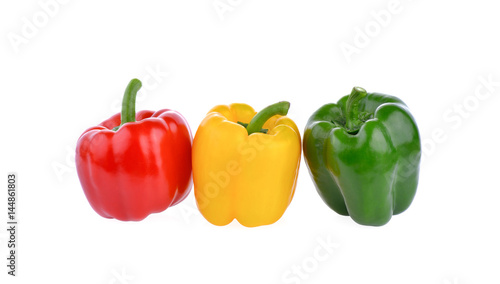 sweet pepper on white background