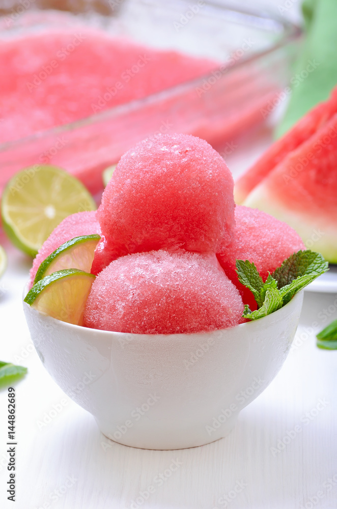 Summer cold fruit dessert Summer cold fruit dessert