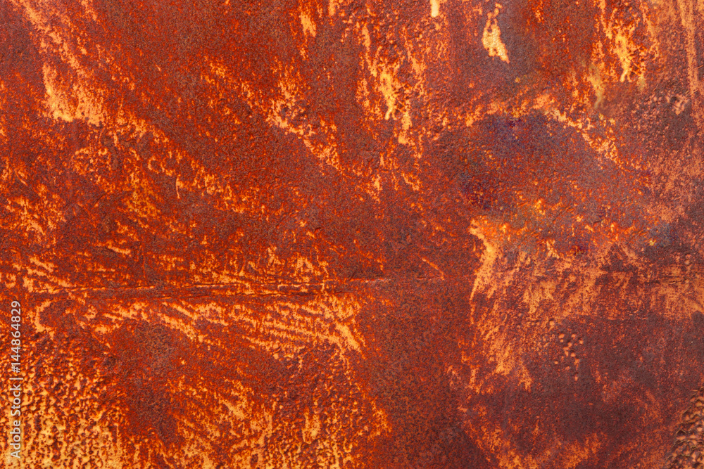 Rust dark orange texture