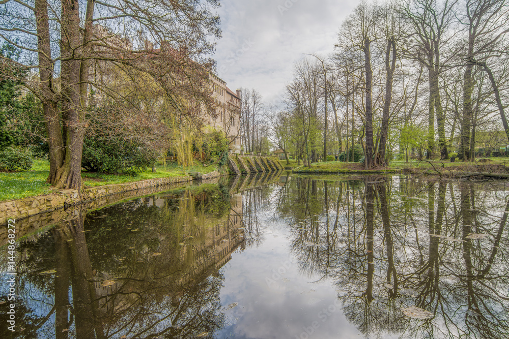 Spiegelschloß - castle reflexion Spiegelschloß - castle reflexion