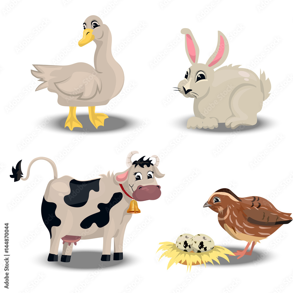 farm animals set farm animals set