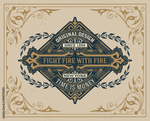Vintage label premium