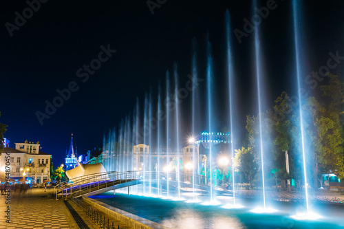 Batumi  Adjara  Georgia. Singing And Dancing Fountains Is Local 