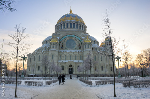 Naval cathedral in Kronshtadt