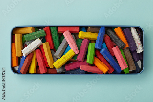 Colorful crayons