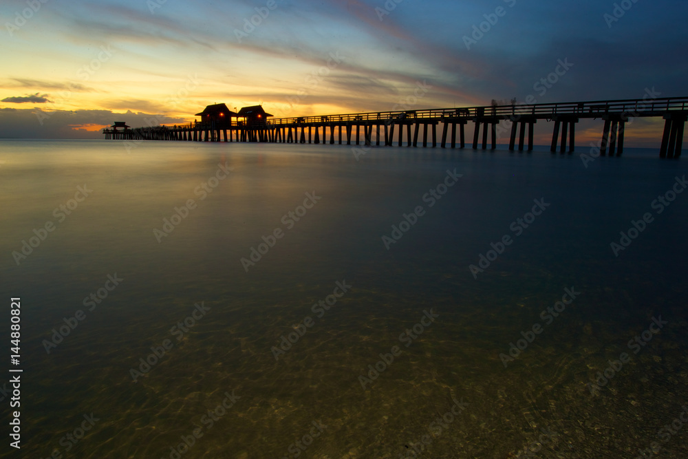 Fototapeta premium Naples Pier beach Florida 