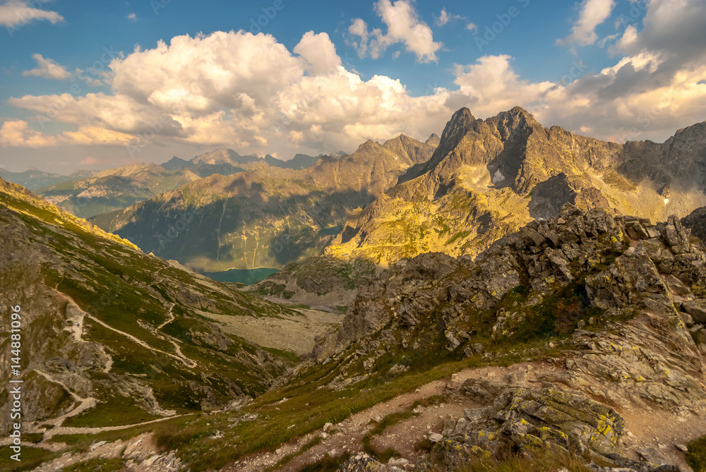 Tatry ,Szpiglasowa Przełęcz ,szlak do Doliny Pięciu Stawów Polskich