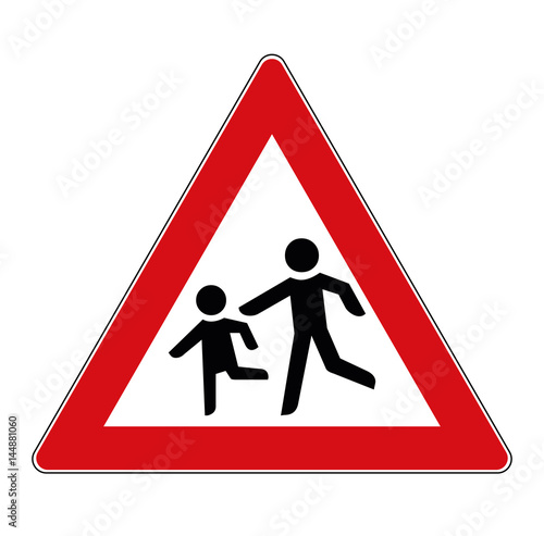 Verkehrsschild Kinder 