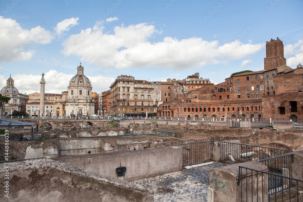 Rome City at sunny day