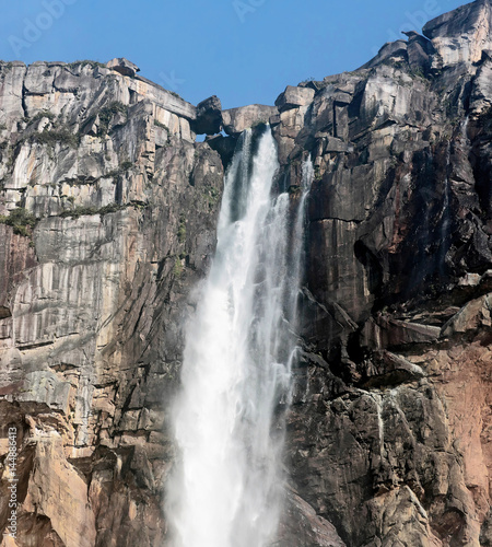 The Victoria falls is the largest curtain of water in the world (1708 m wide). The falls and the surrounding area is the National Parks and World Heritage Site - Zambia, Zimbabwe photo