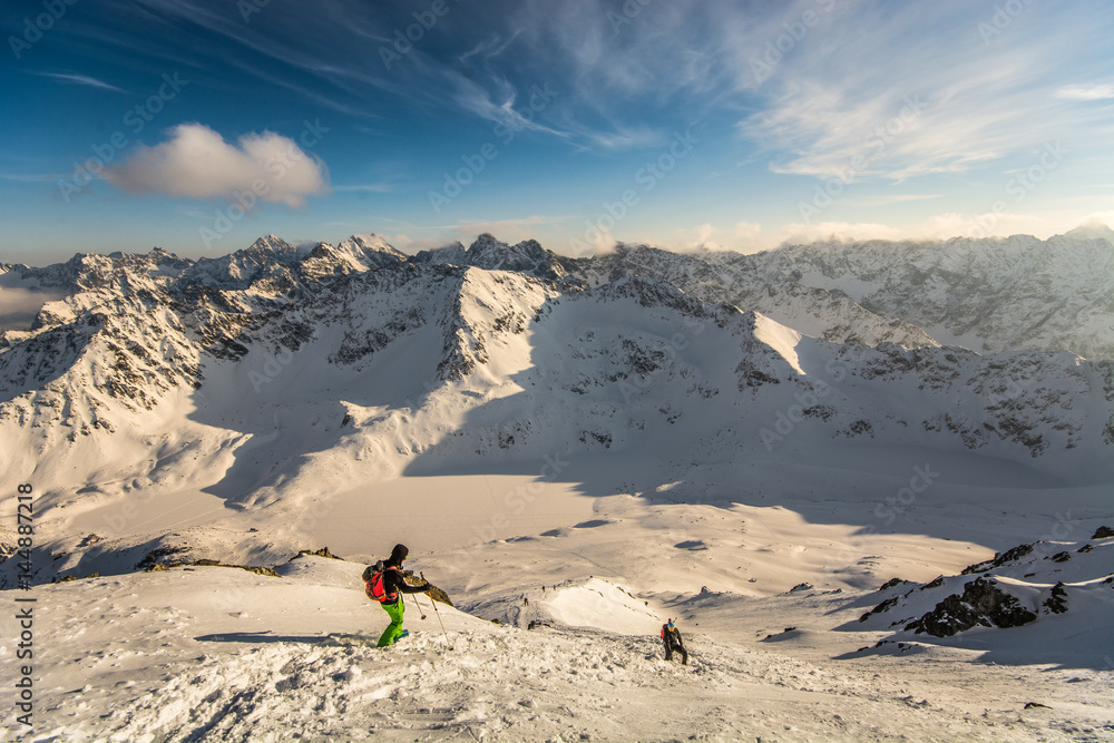 Tatry,widok z Koziego Wierchu