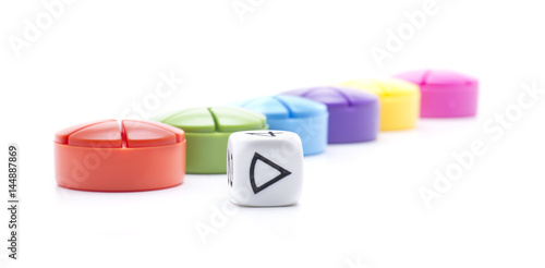 Fotografie triangle dice