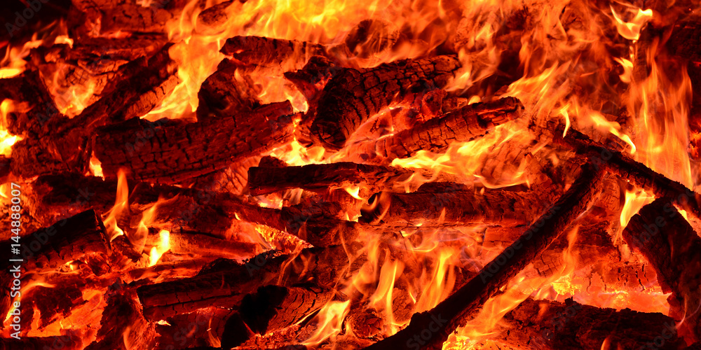 brennendes Feuer brennendes Feuer