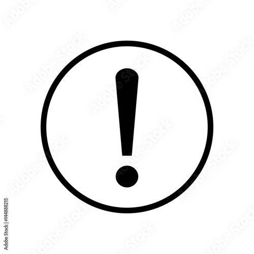 Exclamation mark vector