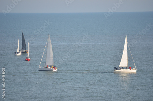 Yachts in the North Sea
