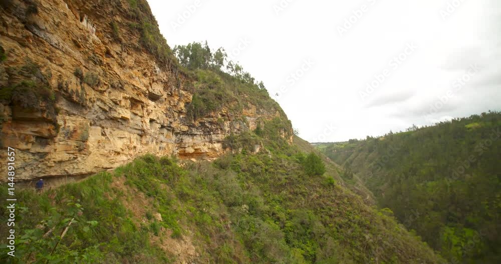 PERU: Carajia sarcophagi. Well known place of the culture of the Chachapoya in Peru, South America. PERU: Carajia sarcophagi. Well known place of the culture of the Chachapoya in Peru, South America.