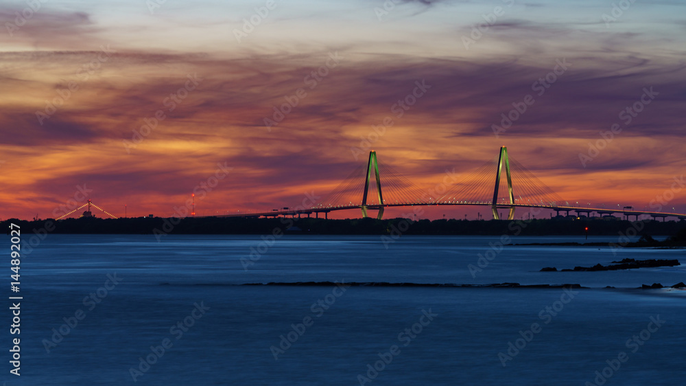 Fototapeta premium Charleston o zmierzchu