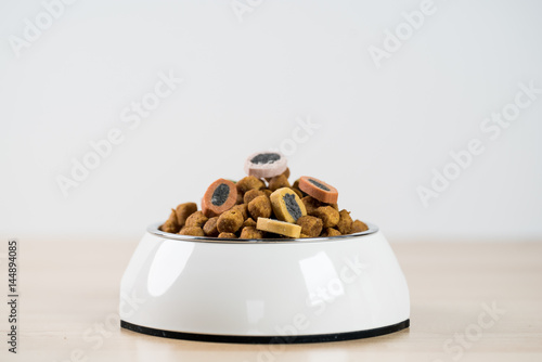 Dog, Cat Food in Bowl