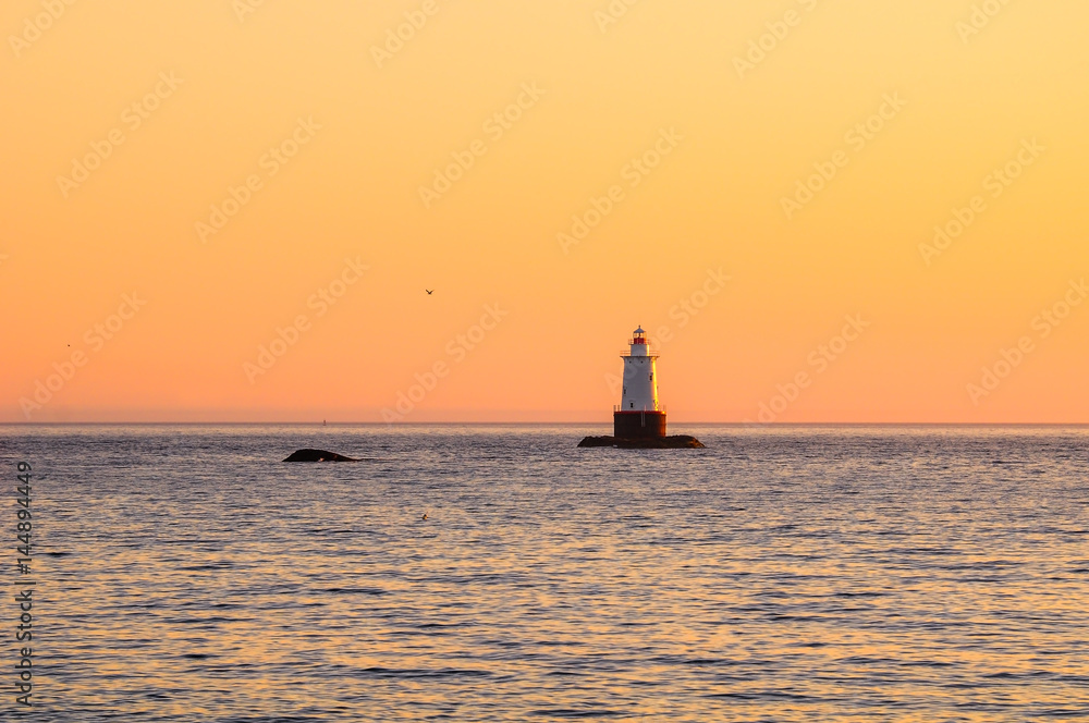 Sakonett Lighthouse Rhode Island