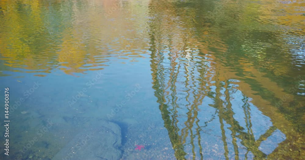 Old Trolly Bridge reflection in water. Old Trolly Bridge reflection in water.