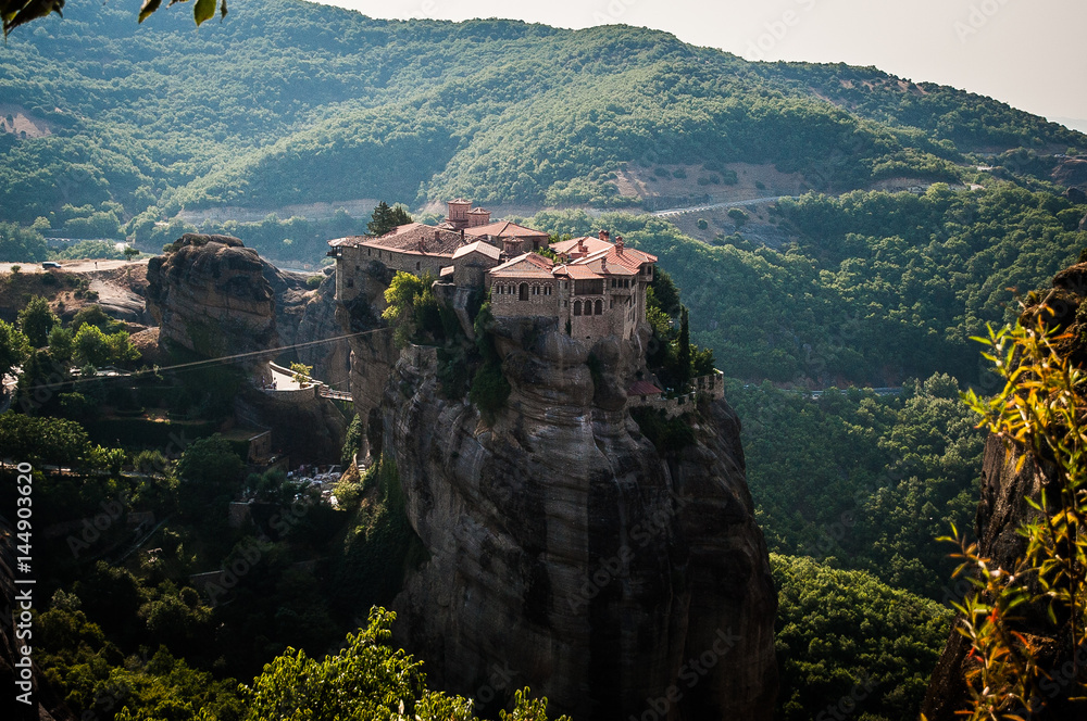 2016, Greece Meteora, beautiful landscape of Meteora monasteries