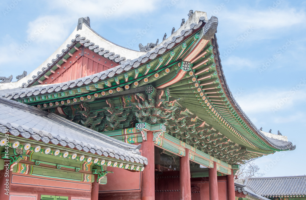 Changdeokgun Palace in Seoul, South Korea