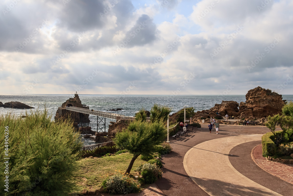 a coastal town on the South East coast of France, Biarritz is the European surfing capital a coastal town on the South East coast of France, Biarritz is the European surfing capital