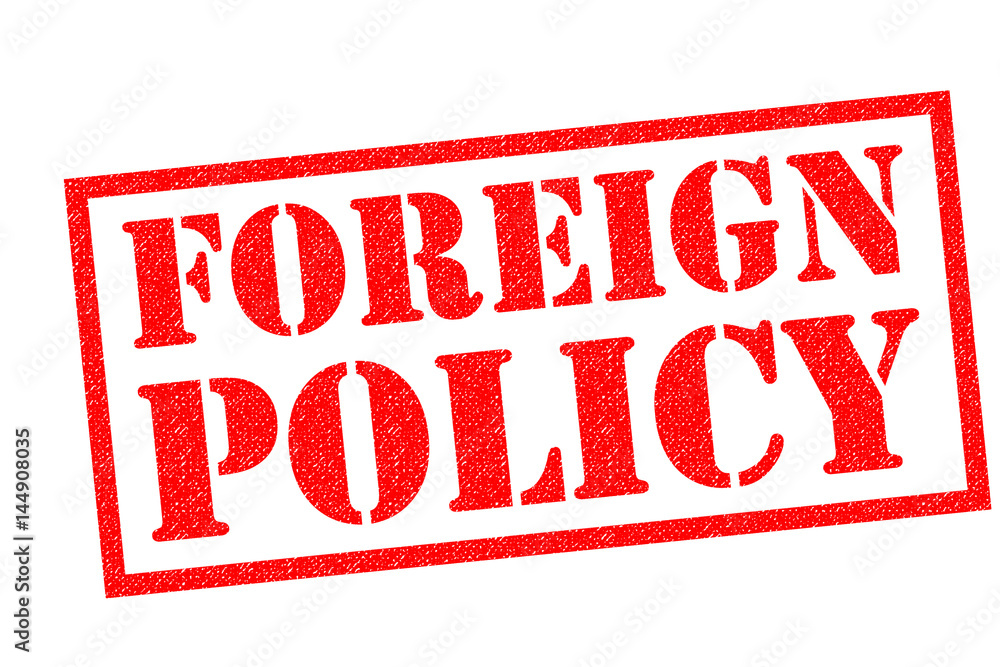 FOREIGN POLICY Rubber Stamp