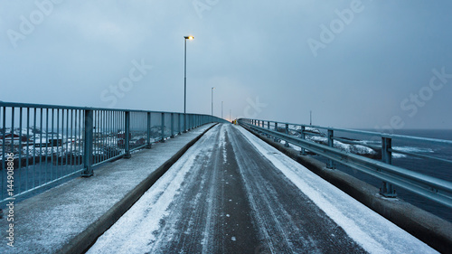 On the bridge of Hamnoy