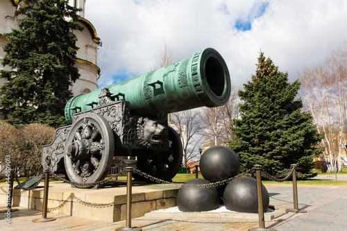 Tsar Cannon in Moscow Kremlin, Russia