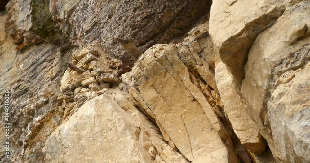 Prehistoric grave in Peru in a cliff. Karajia near Chachapoyas Prehistoric grave in Peru in a cliff. Karajia near Chachapoyas