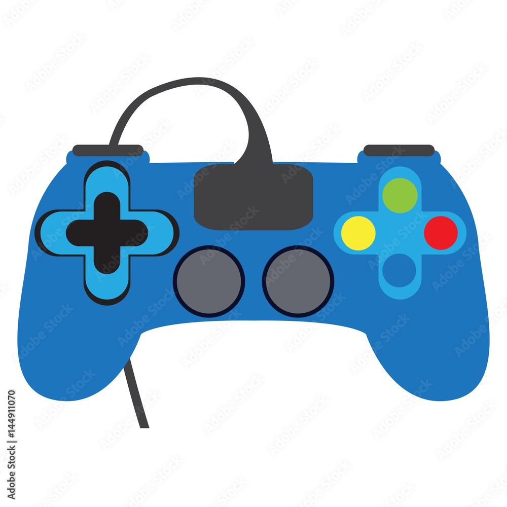 Isolated joystick on a white background, Vector illustration Isolated joystick on a white background, Vector illustration