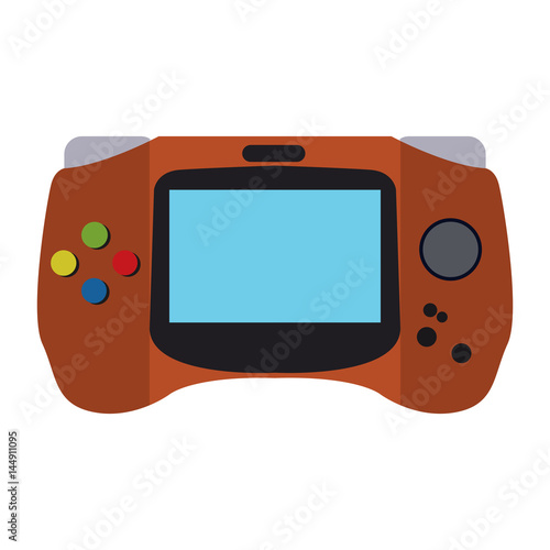 Isolated joystick on a white background, Vector illustration