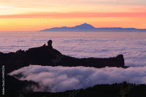 View of Tenerife from Gran Canaria photo