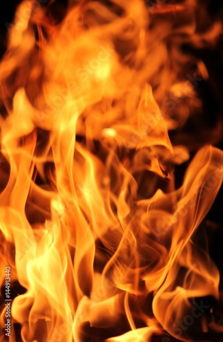 fire flames blaze burning hell inferno background with copy space