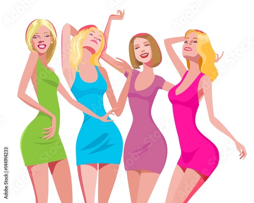 Dancing women