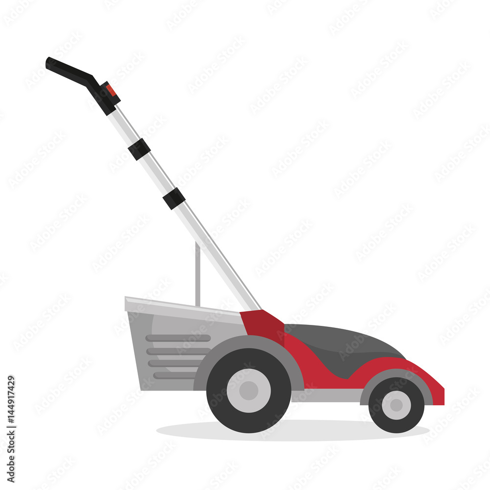 Lawn mower isolated icon vector illustration design Lawn mower isolated icon vector illustration design