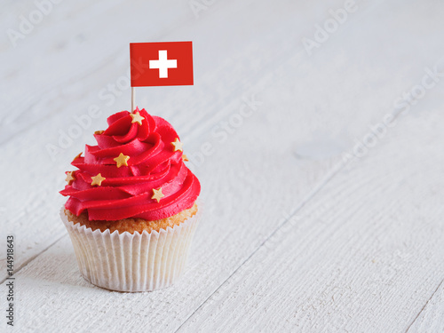 Cupcake with National flag