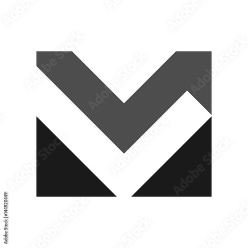 letter M logo vector