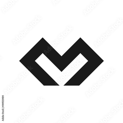 letter M logo vector