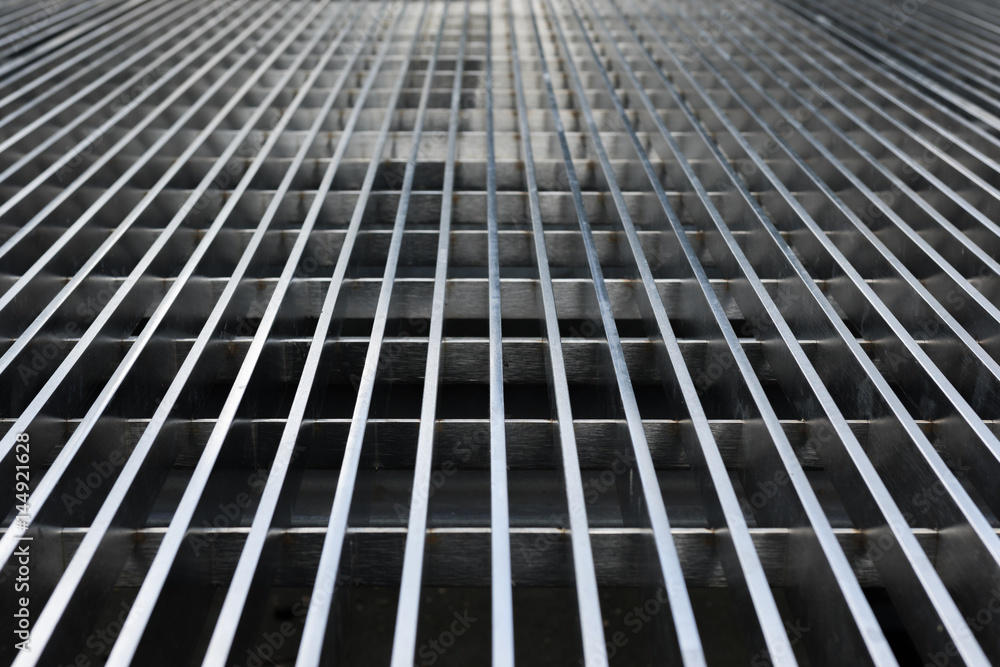 Abstract Metal Grate Lines Abstract Metal Grate Lines