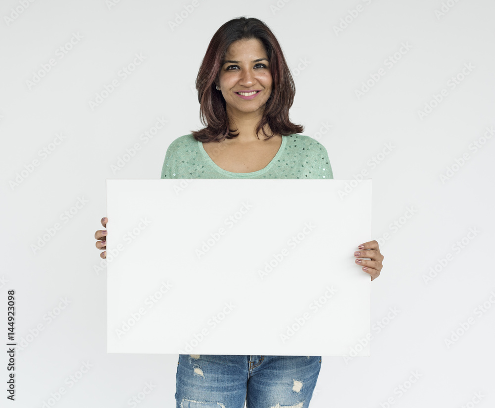Woman Cheerful Studio Portrait Concept Woman Cheerful Studio Portrait Concept