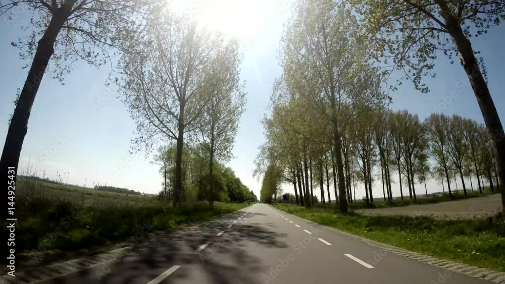 Video P.O.V. of driving in netherlands in agricultural region Video P.O.V. of driving in netherlands in agricultural region