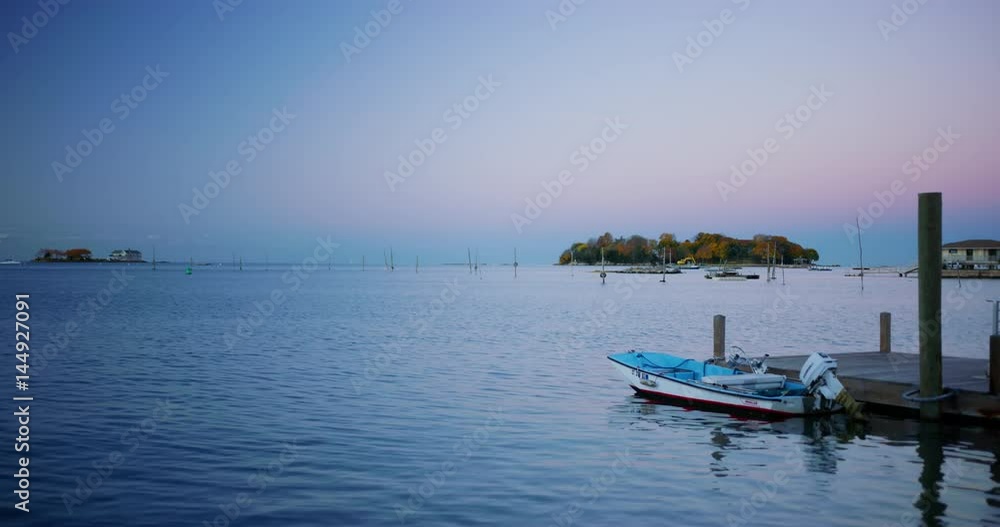Sunrise time in a small coastal New England Town. Sunrise time in a small coastal New England Town.