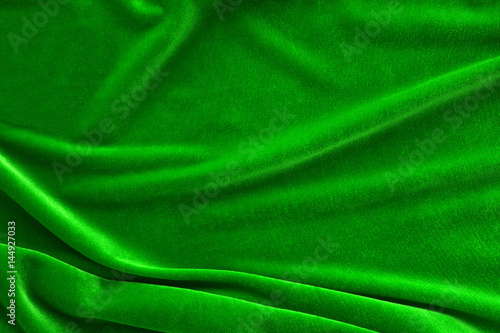 Green silk velvet cloth tex...