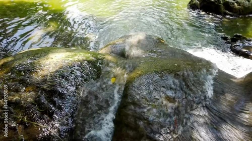 Landscape video, Chet Sao Noi Waterfall National Parkl in rainforest at Saraburi province, Thailand